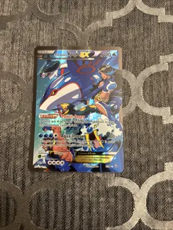 Team Aqua's Kyogre EX 6/34 Pokemon Double Crisis Holo Card NM/LP - Image 1