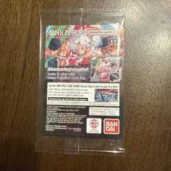One Piece Monkey D. Luffy US College Basketball SEALED Promo Card ILLINOIS - Image 2