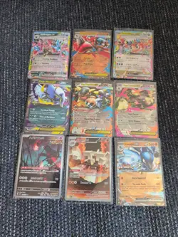 Lot Of 9 Pokemon Cards EX, IR, AR - Image 1