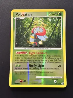 Volbeat 92/106 - Great Encounters - Pokemon Card REVERSE HOLO - Image 1