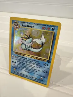 Pokemon TCG Vaporeon Holo Rare Card 12/64 Jungle Set - Image 5