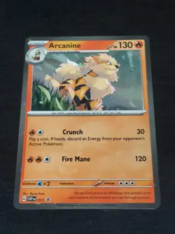 Pokemon Arcanine SVP011 SVP Black Star Promos Cosmos Holo Rare Promo Card 💎 - Image 1
