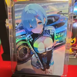 REM Re:Zero Fantasy Waifu Holo ACG Card Racing Edition Custom FREE SHIPPING - Image 1