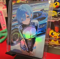 REM Re:Zero Fantasy Waifu Holo ACG Card Racing Edition Custom FREE SHIPPING - Image 3