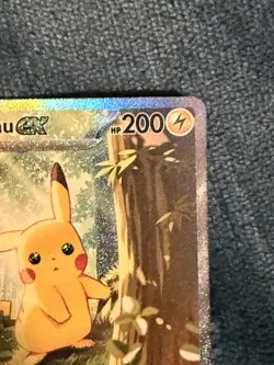 Pokemon Pikachu EX Holo 200 HP Card 276/217 Thunderbolt Electric TCG English - Image 5