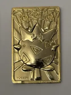 1999 Burger King Jigglypuff & Togepi Gold-Plated Trading Card Nintendo Pokemon - Image 3