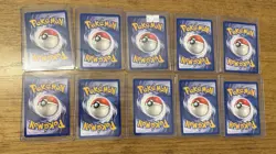WOTC Pokemon TCG 10 Card Lot Unlimited Fossil And Jungle - Image 2