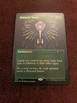 Prismatic Omen 1104 Secret Lair Foil NM+ Unplayed Magic The Gathering MTG Card - Image 1