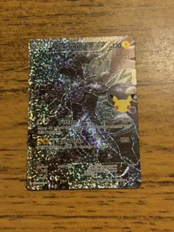 Pokemon TCG Zekrom 114/114 Holo Rare Card 25th Anniversary Celebrations - Image 1