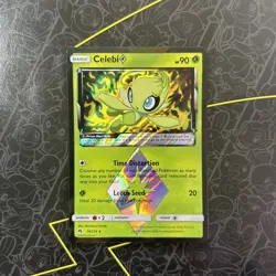 Pokemon Card Celebi 19/214 Lost Thunder Prism Rare Holo NM - Image 1