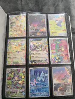 Binder Pokemon Pikachu, Eevee, Umbreon, Card Collection English Lot Of 247 Cards - Image 1