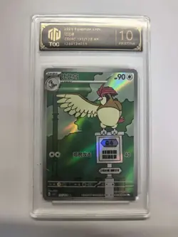 2025 Pokemon TCG Exclusive Pidgeotto CSV4C 137/129 AR TOC 10 Graded Card BW17 - Image 1