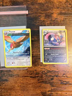 Pokemon TCG Fearow XY57 & Greninja XY24 Black Star Promo Holo Foil Rare Card Lot - Image 1