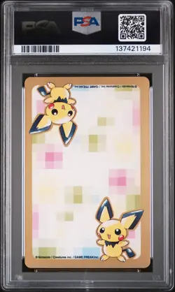 2000 POKEMON GOLD VERSION PART 2 PLAYING CARDS JOKER #025 PIKACHU PSA 10 - Image 2