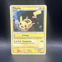 Pikachu Holo Rare Promo Pokemon Card HGSS03 - Image 1