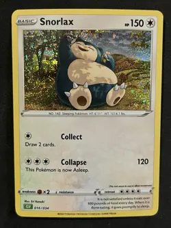 Snorlax 016/034 Pokemon Trading Card Game Classic Holo English NM - Image 1