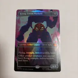 Krang, Utrom Warlord - Foil - Borderless Teenage Mutant Ninja Turtles MTG - Image 1