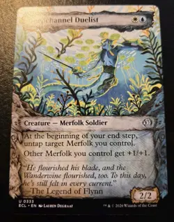 Deepchannel Duelist (Showcase) 0333 Uncommon Lorwyn Eclipsed Magic The Gathering - Image 1