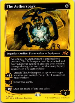 The Aetherspark (First-Place Foil) M Aetherdrift 496 NM - Image 1