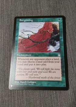 Magic the Gathering Burgeoning - Stronghold #102/143 MTG VLP - Image 2