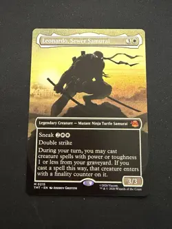 Leonardo, Sewer Samurai (Borderless) Teenage Mutant Ninja Turtles Regular Mtg - Image 1
