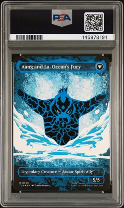 2025 MTG AVATAR TLA #0359 AANG AND LA, OCEAN'S FURY/AANG, SWIFT SAVIOR PSA 10 - Image 2