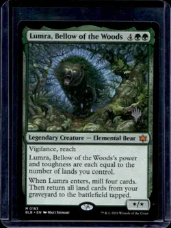 2024 Magic MTG Bloomburrow Lumra Bellow of Woods #183 - Image 1