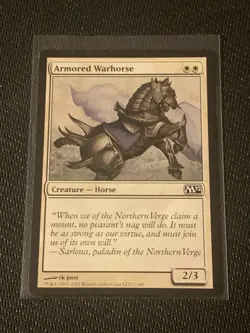 Magic the Gathering 2012 Armored Warhorse - Image 1