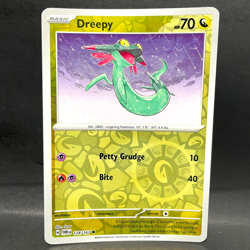 2024 POKEMON TWILIGHT MASQUERADE DREEPY 128/167 REVERSE HOLO (COMMON) - Image 1