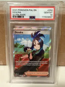 2023 Pokemon PAL EN - Dendra - Ultra Rare - 250 - PSA 10 Gem Mint - Image 1