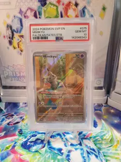 PSA 10 - MINT - Mimikyu #075 2024 Pokemon Svp En-Sv Black Star Promo - Image 1