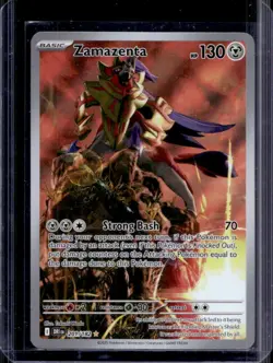 2025 Pokemon Destined Rivals Zamazenta #201/182 - Image 1