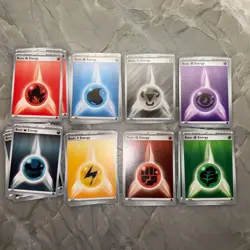 45 Energy Cards - Pokemon TCG Basic Energy Pokemon Cards Lot - Image 1