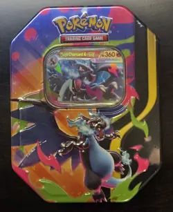 Pokemon Mega Charizard Tin - Mega Charizard X English Factory Sealed - Image 1