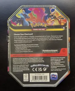 Pokemon Mega Charizard Tin - Mega Charizard X English Factory Sealed - Image 2