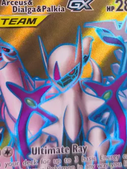 Pokemon Arceus & Dialga & Palkia GX 220/236 SM-Cosmic Eclipse Holo Ultra Rare - Image 2