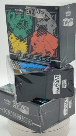 Lot of (3) Pokemon TCG SWSH Evolving Skies Elite Trainer Boxes ETB Sealed - Image 2