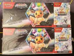 Lot Of 2 Pokemon Prismatic Evolutions Surprise Box + Booster Bundle Sams Club - Image 1
