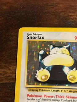 Pokemon TCG Snorlax 11/64 Rare Holo Jungle Set 1999 WOTC HP - Image 2