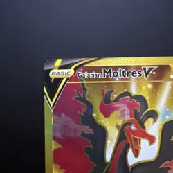 Pokemon TCG Galarian Moltres V Secret Rare SWSH09: Brilliant Stars 183/172 NM - Image 2