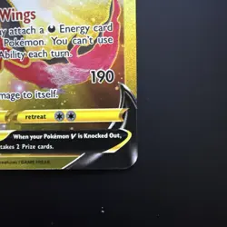 Pokemon TCG Galarian Moltres V Secret Rare SWSH09: Brilliant Stars 183/172 NM - Image 5
