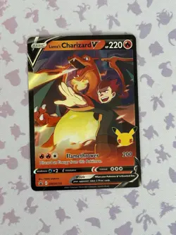 Pokemon Sword & Shield Black Star Promo Lance’s Charizard V SWSH133 NM/M - Image 1