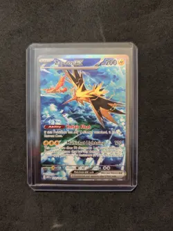Pokemon TCG Zapdos EX Scarlet & Violet 151 Sir NM/M Condition - Image 1