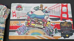 New Pokemon TCG 2016 San Francisco World Championships Playmat with Bag - Image 1
