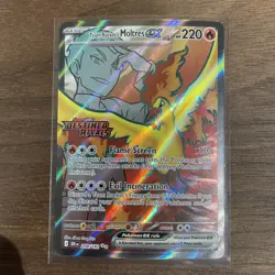 Pokemon TCG-Team Rocket's Moltres ex-208/182-Sv10: Destined Rivals-M/NM! - Image 1
