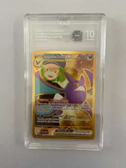 2025 Pokemon Destined Rivals Team Rocket's Crobat ex #242 TAG 10 #5643 - Image 1