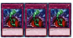 Yugioh- 3X Bottomless Trap Hole - Rare - 1st Edition - GEIM-EN045 - Near Mint - Image 1