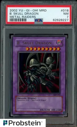 2002 Yu-Gi-Oh! MRD #018 B. Skull Dragon Metal Raiders PSA 7 NM - Image 1