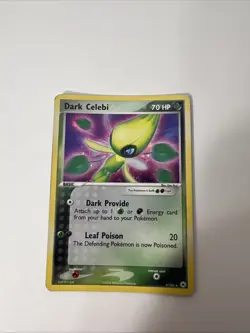 Pokemon Dark Celebi Holo Rare Card 4/101 2004 EX Hidden Legends Ungraded - Image 2