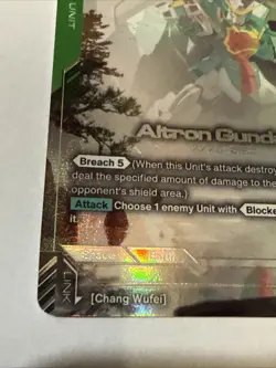 Altron Gundam LR+ Card GD03-018 Gundam Card Game TCG English - Image 5